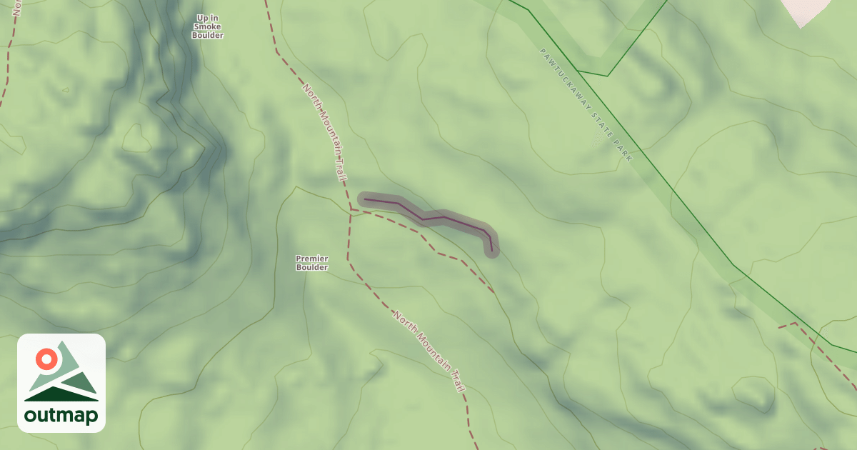 Map of Ridgeline Climbing