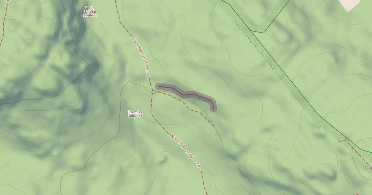 Map preview of Ridgeline Climbing