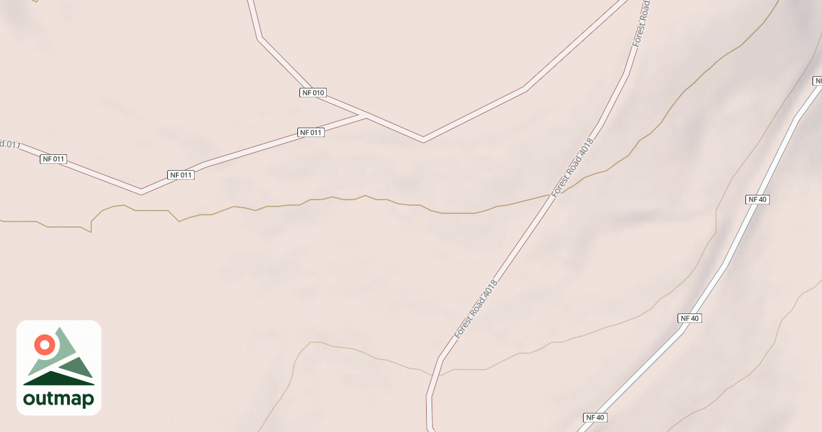 Map of USFS National Forest System Roads {E931B211-F6A5-47D3-9672-E0F0AFE168A4}