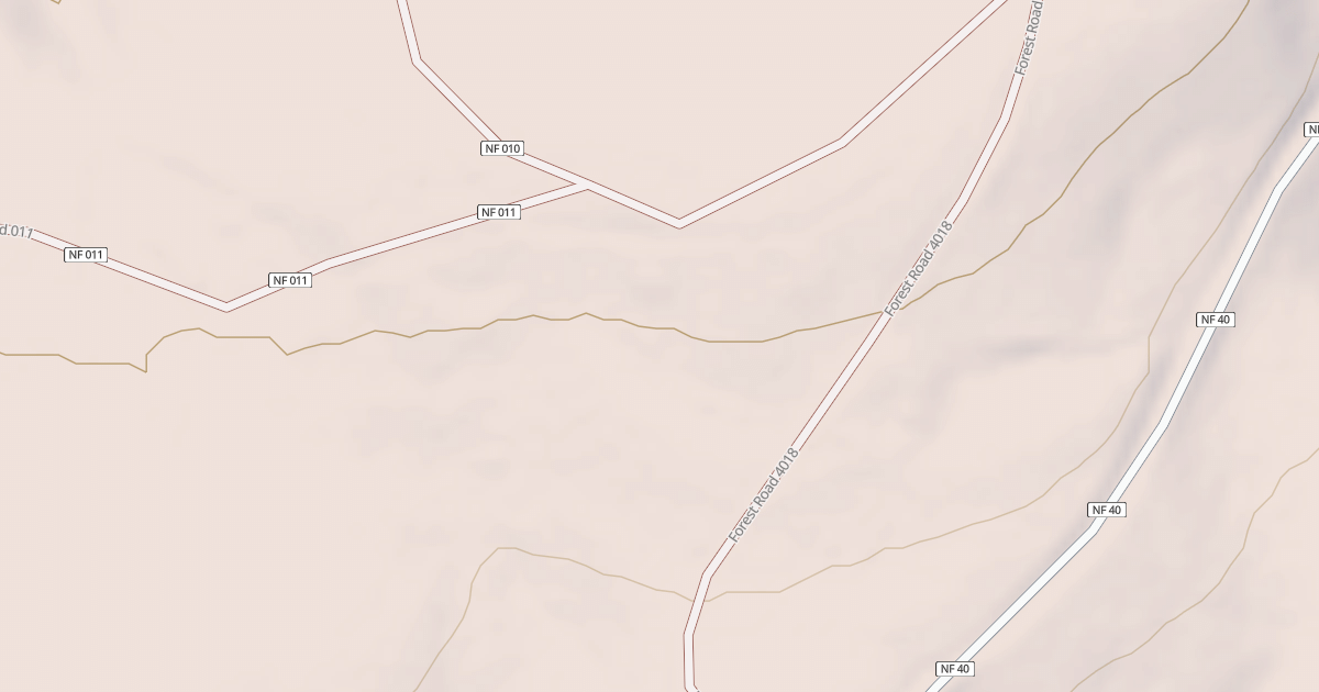 Map preview of USFS National Forest System Roads {E931B211-F6A5-47D3-9672-E0F0AFE168A4}