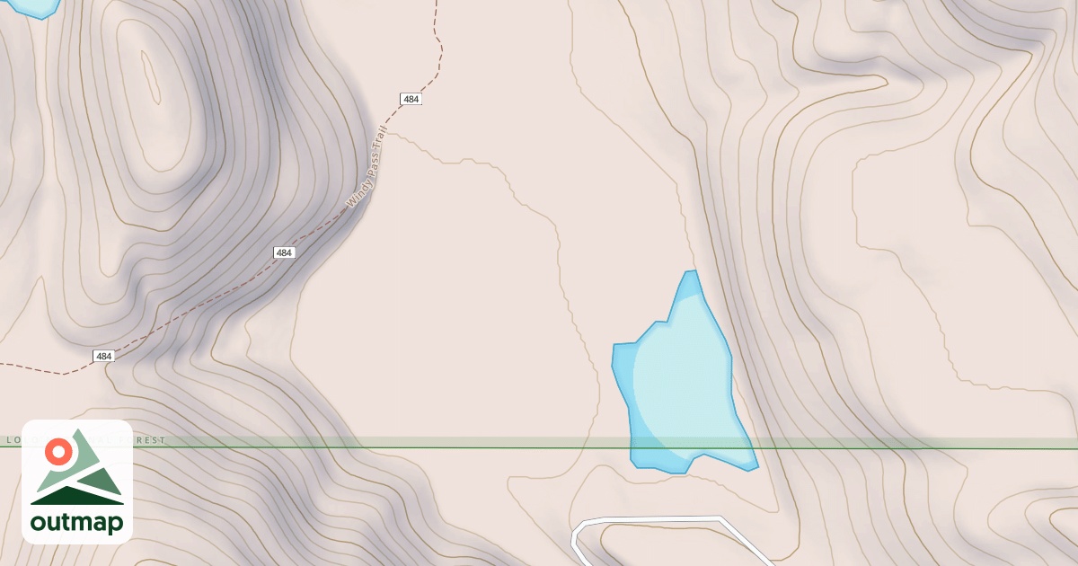 Map of Bear Creek/ Penney Lake
