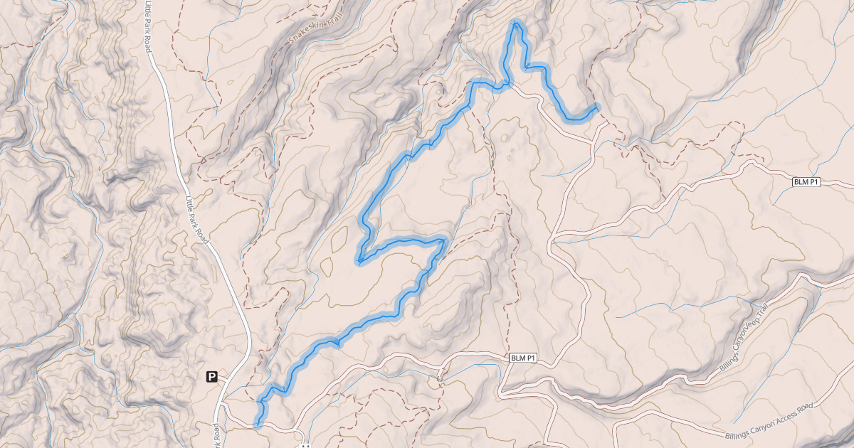 Map preview of Twist-N-Shout Trail