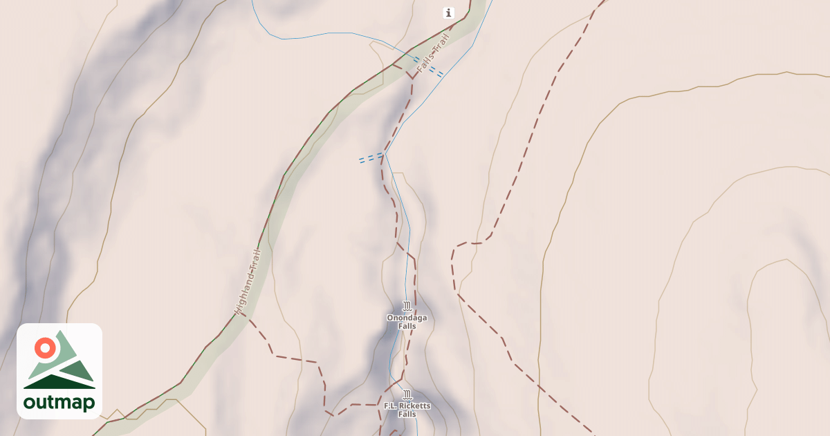 Map of Ricketts Glen State Park Trails