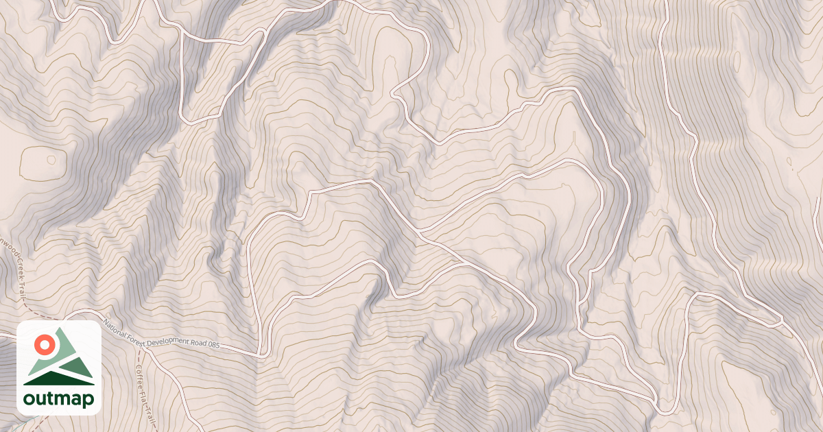 Map of COTTONWOOD