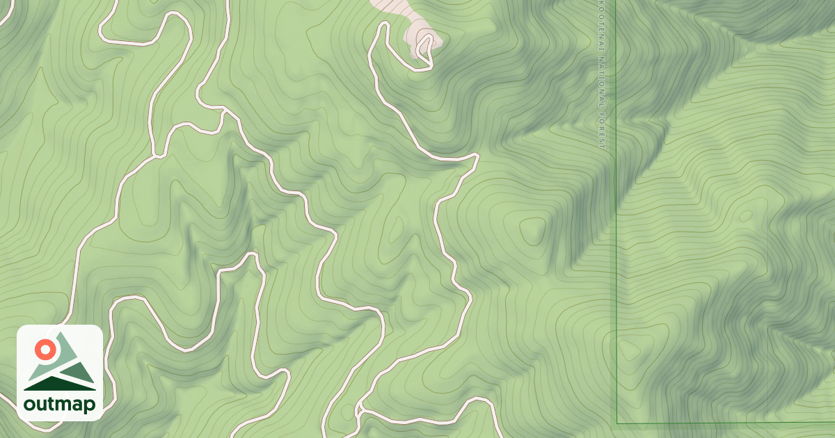 Map of BIG SWEDE LOOKOUT
