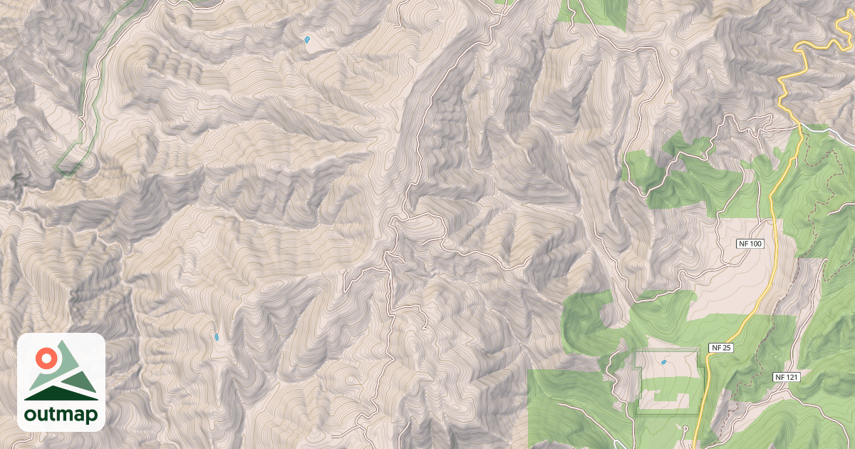 Map of CHROME RIDGE
