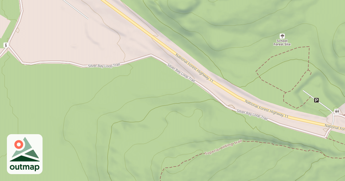 Map of Red Dot Trail
