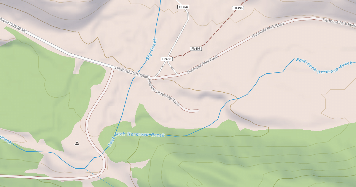 Map preview of HOOLEYS HIDEAWAY