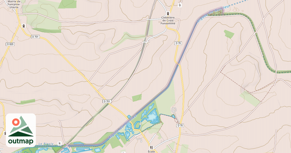 Map of Single Berge du Noirieu