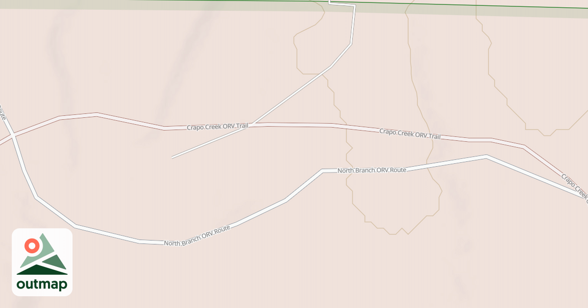 Map of Crapo Creek Trail