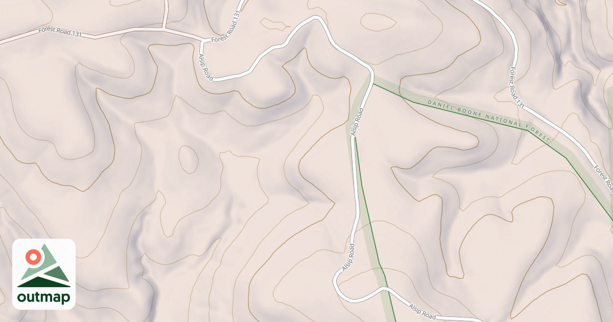 Map of TWEED BRANCH