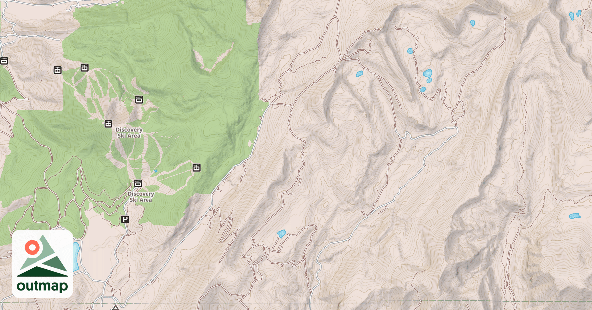 Map of HIDDEN MINE