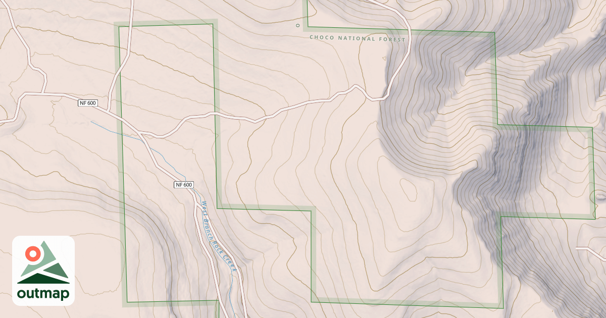 Map of USFS Motor Vehicle Use Map Roads {F0F06996-7D62-4B5B-A405-25658116B8F7}