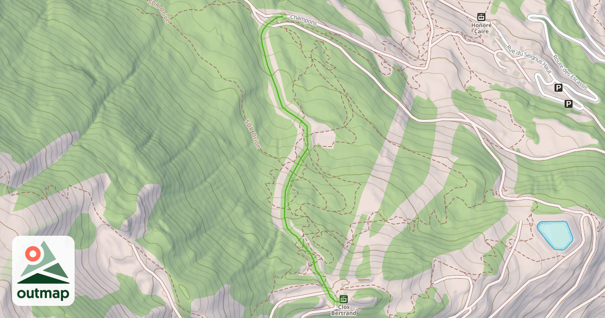 Map of Champons