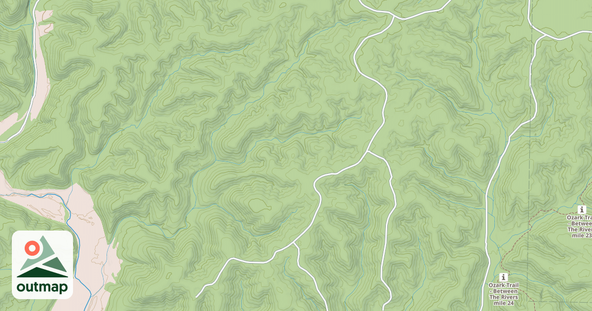 Map of HOG CLIFF