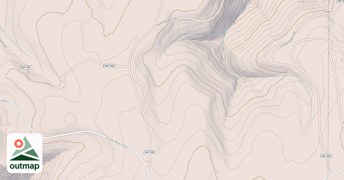 Map of USFS National Forest System Roads {3812F10D-B362-49F1-A7B9-AD3AEAD1AB8C}