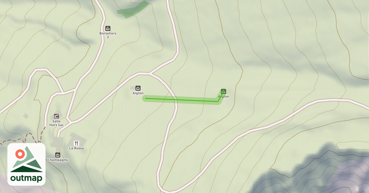Map of Aiglon / Bergerie
