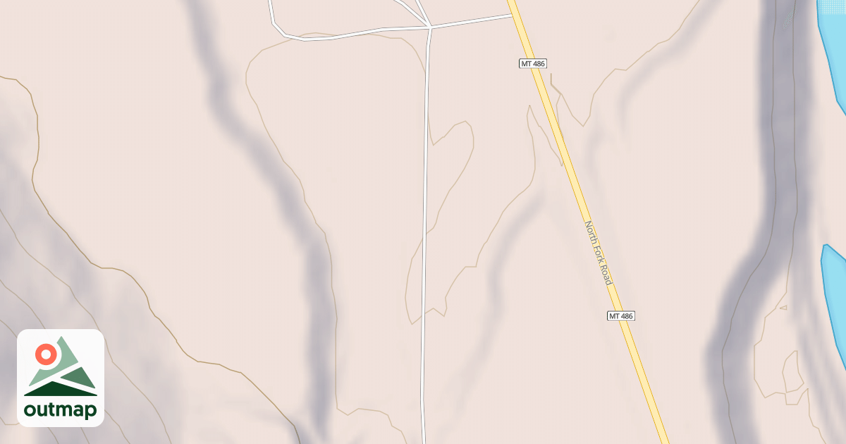 Map of GLACIER RIM PIT A
