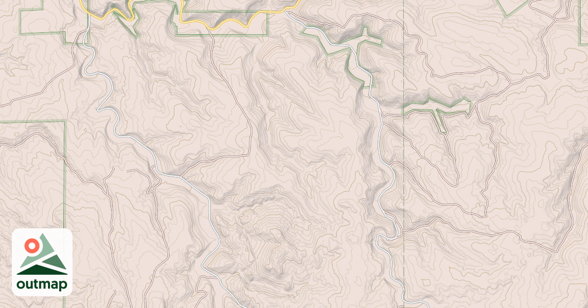 Map of USFS Motor Vehicle Use Map Trails 8875