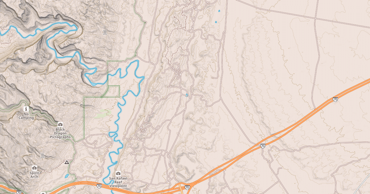 Map preview of BLM National GTLF Public Motorized Roads 0b025540-ee49-4ec3-8682-ba1c2ea9e2ad