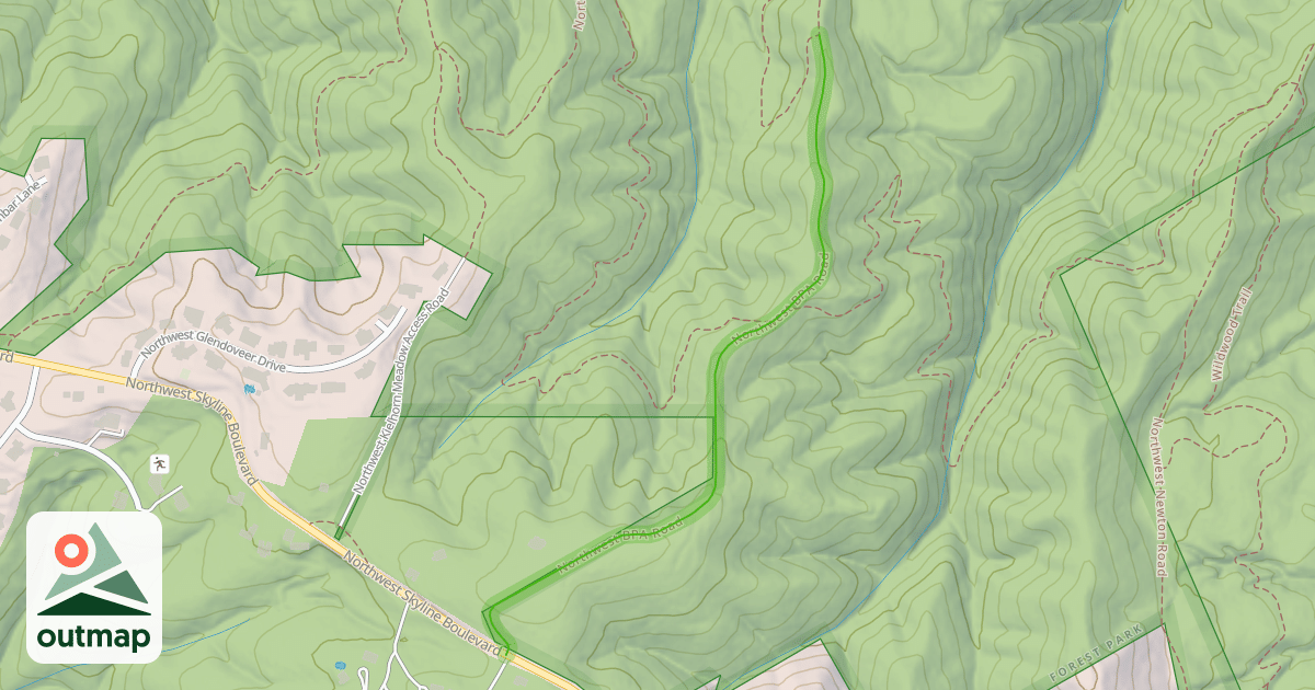 Map of Northwest BPA Road