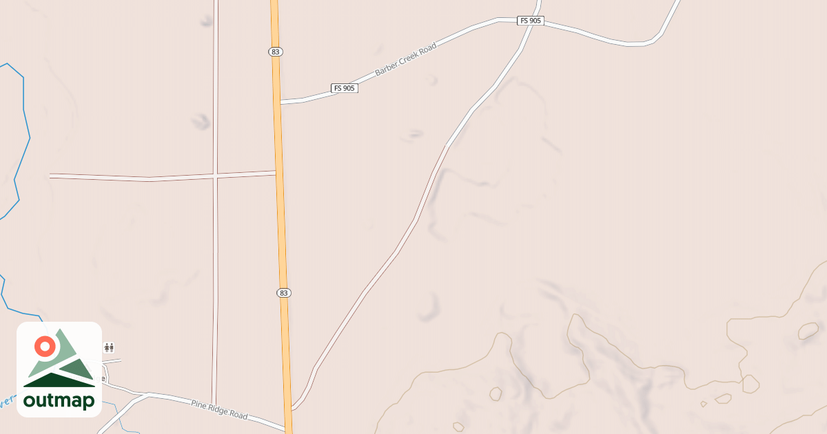 Map of BARBER PIT