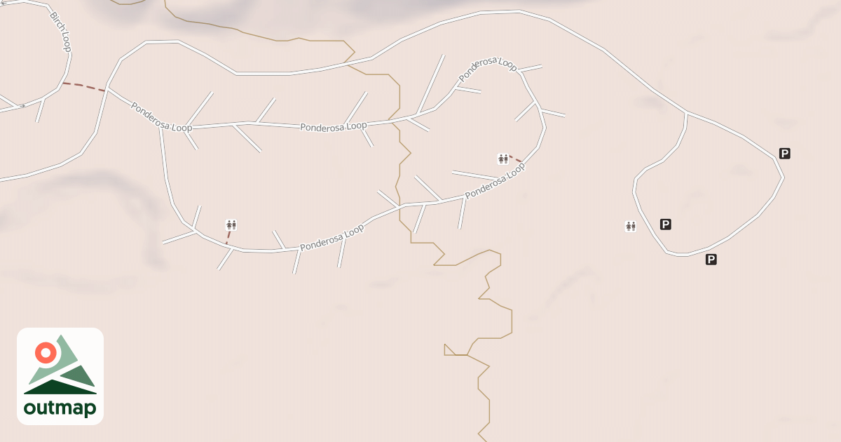 Map of PONDEROSA LOOP