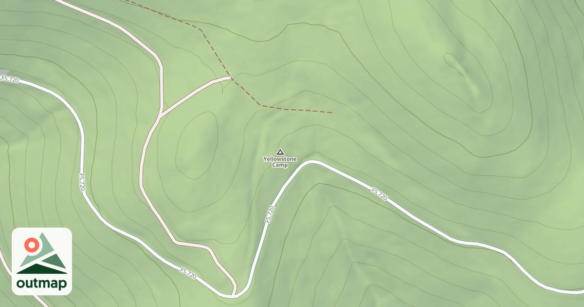 Map of (FDR) YELLOWSTONE CAMP