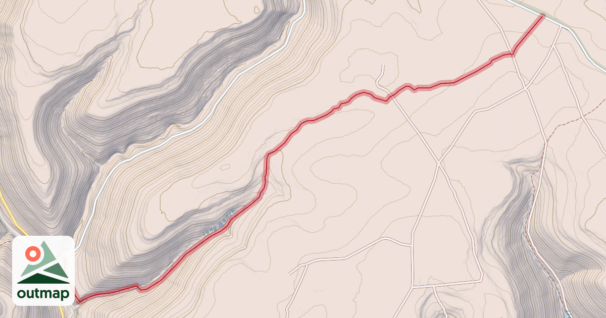 Map of Long Branch Trail
