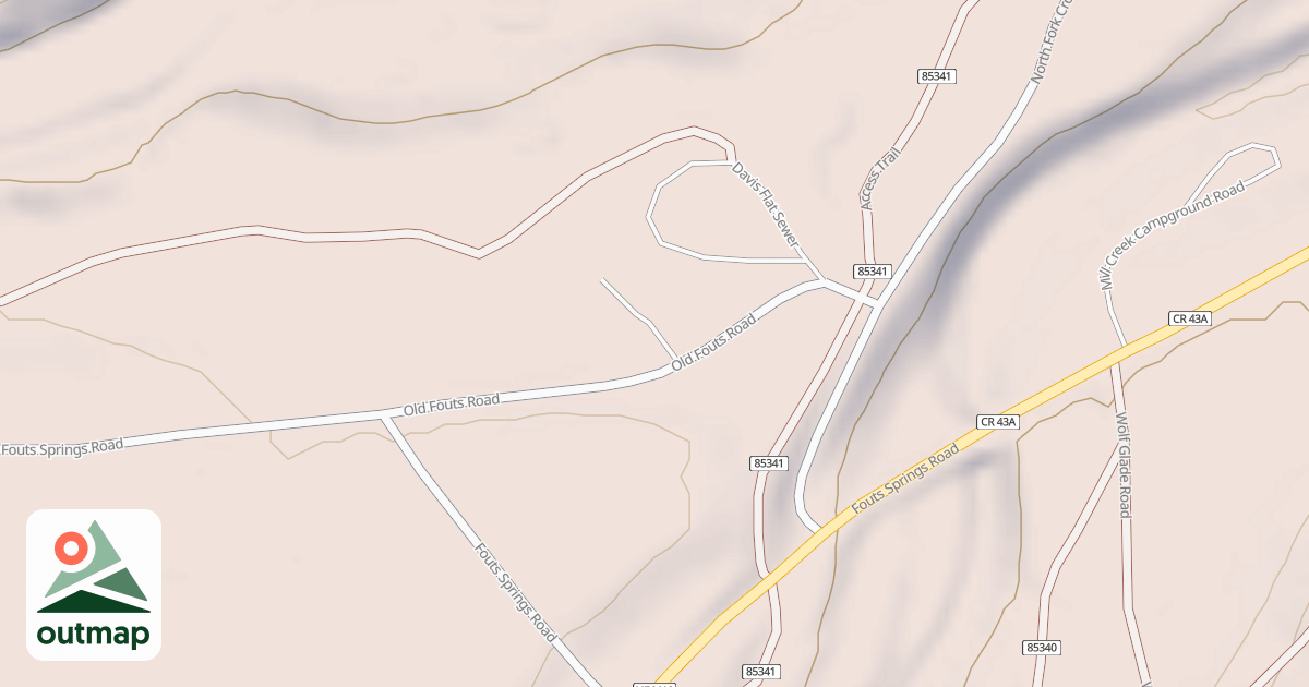 Map of OLD FOUTS