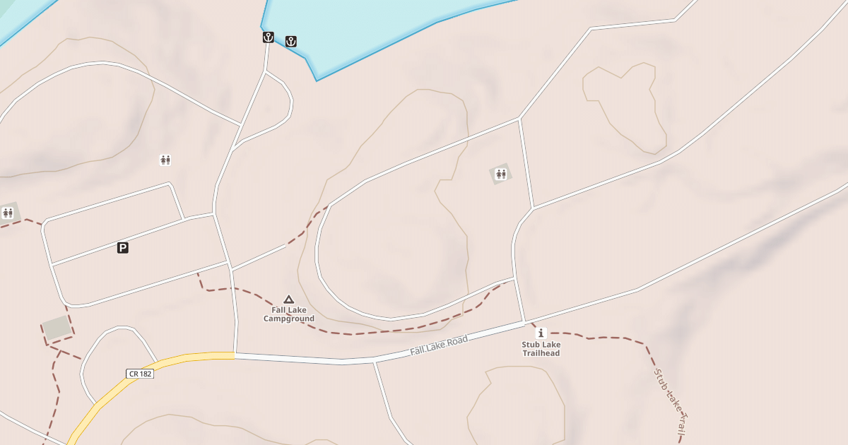 Map preview of FALL LAKE SPUR FA
