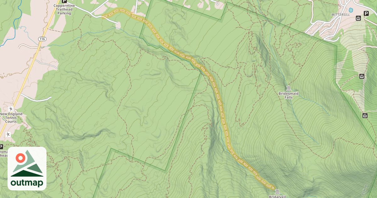 Map of Coppermine Trail