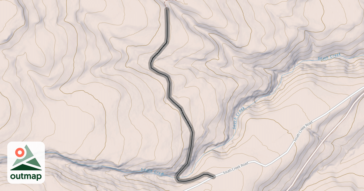 Map of Gold Queen Road