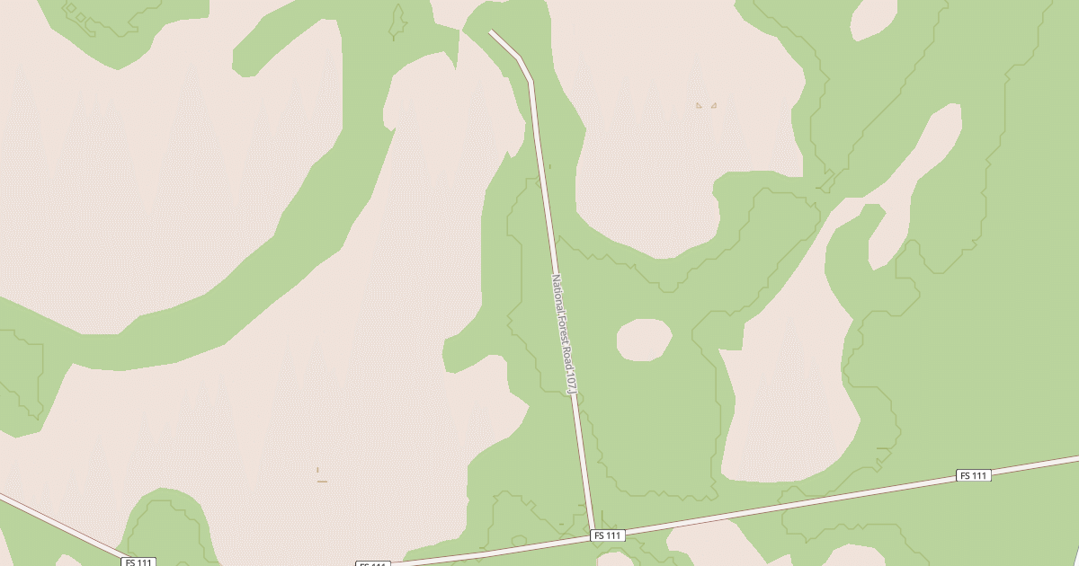 Map preview of USFS Motor Vehicle Use Map Roads {D878780E-3949-42E6-B988-CC8DA6A558A2}
