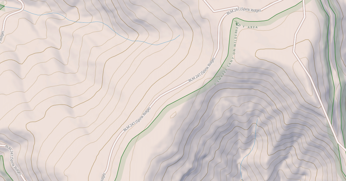 Map preview of BLM National GTLF Public Motorized Roads 671aa7ec-c8d3-4acf-a4fb-e710cac66093