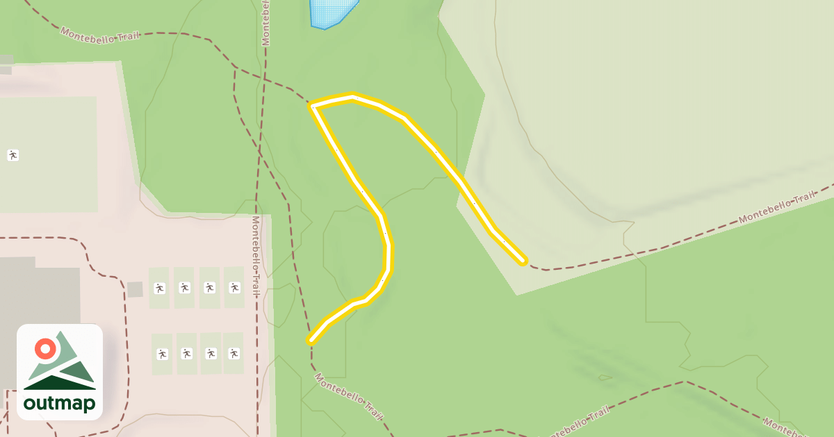 Map of Montebello Trail