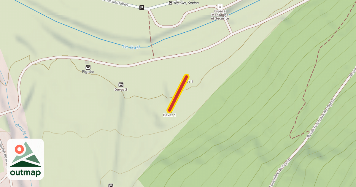Map of Devez 1