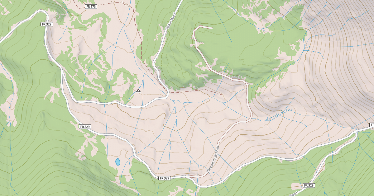 Map preview of EAST FORK PINOS