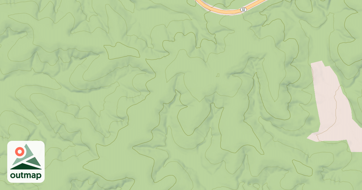 Map of JUNCTION TOWER RIDGE