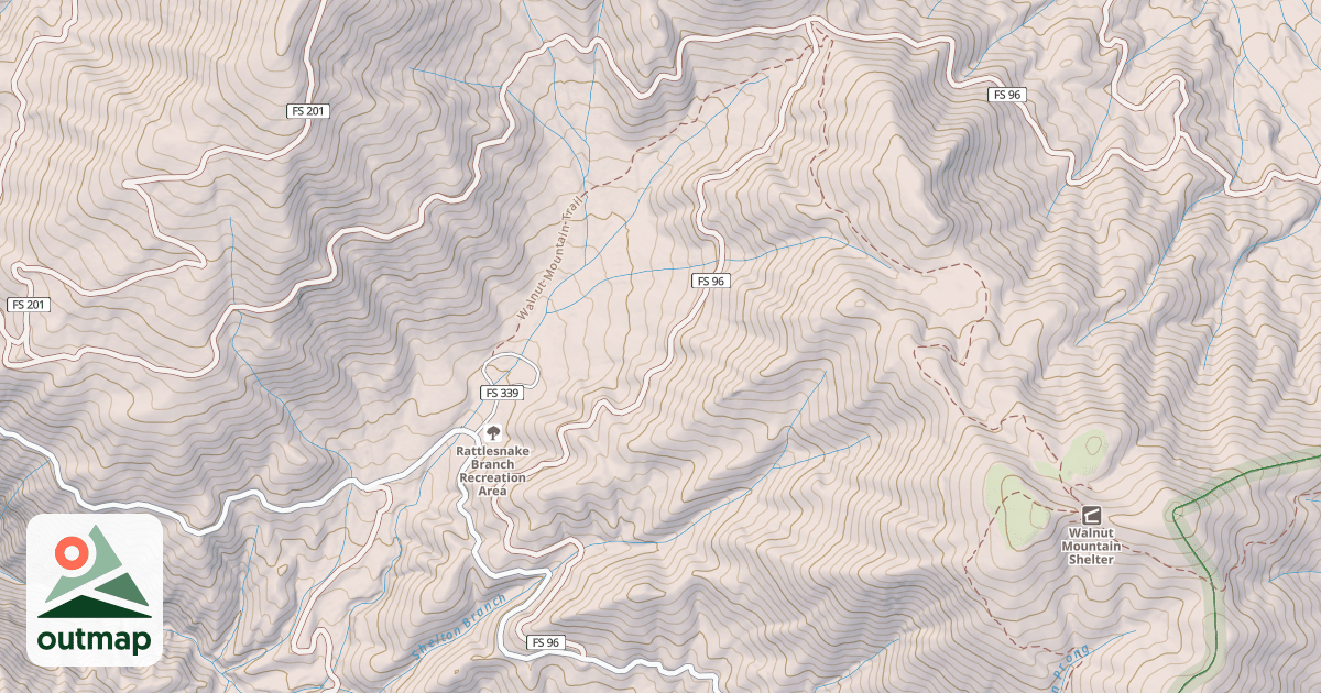 Map of WOLF CREEK