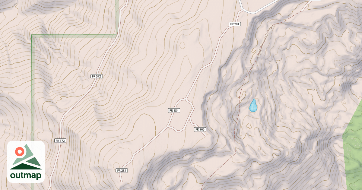 Map of HIGH MTN