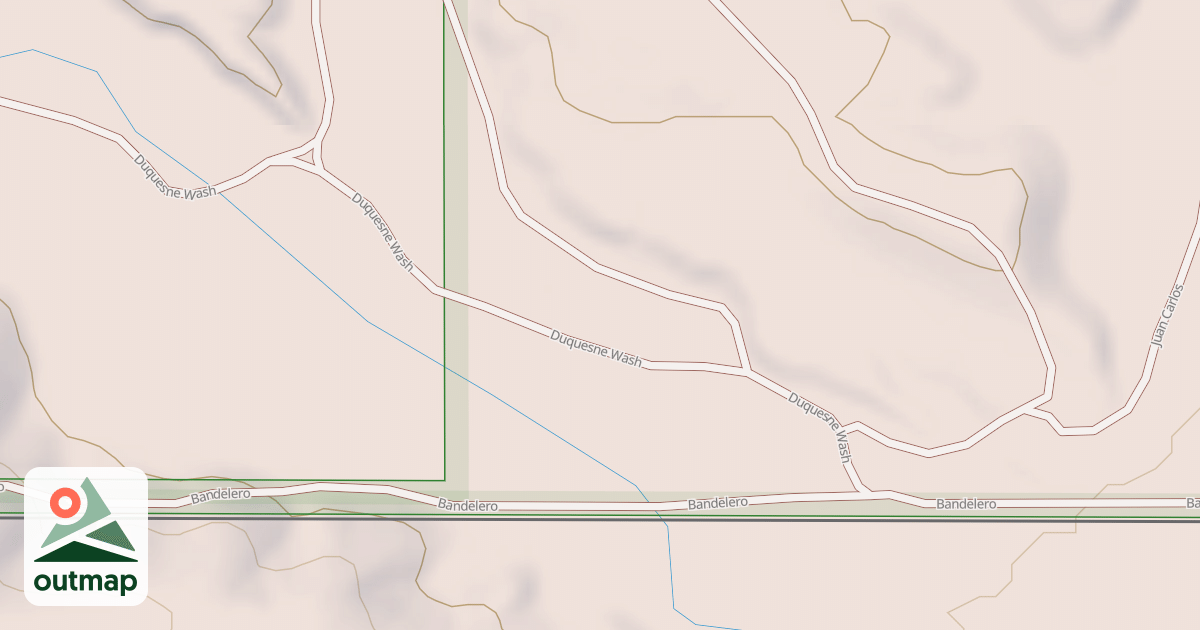 Map of DUQUESNE WASH