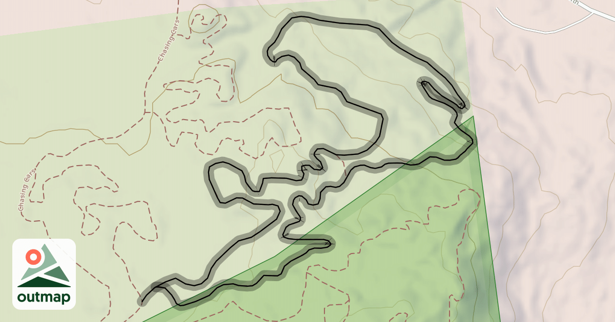 Map of Road To Nowhere