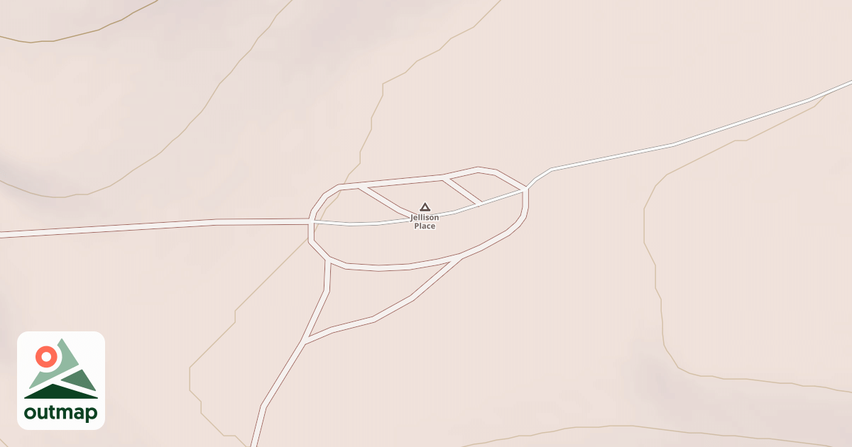 Map of JELLISON TRAILHEAD