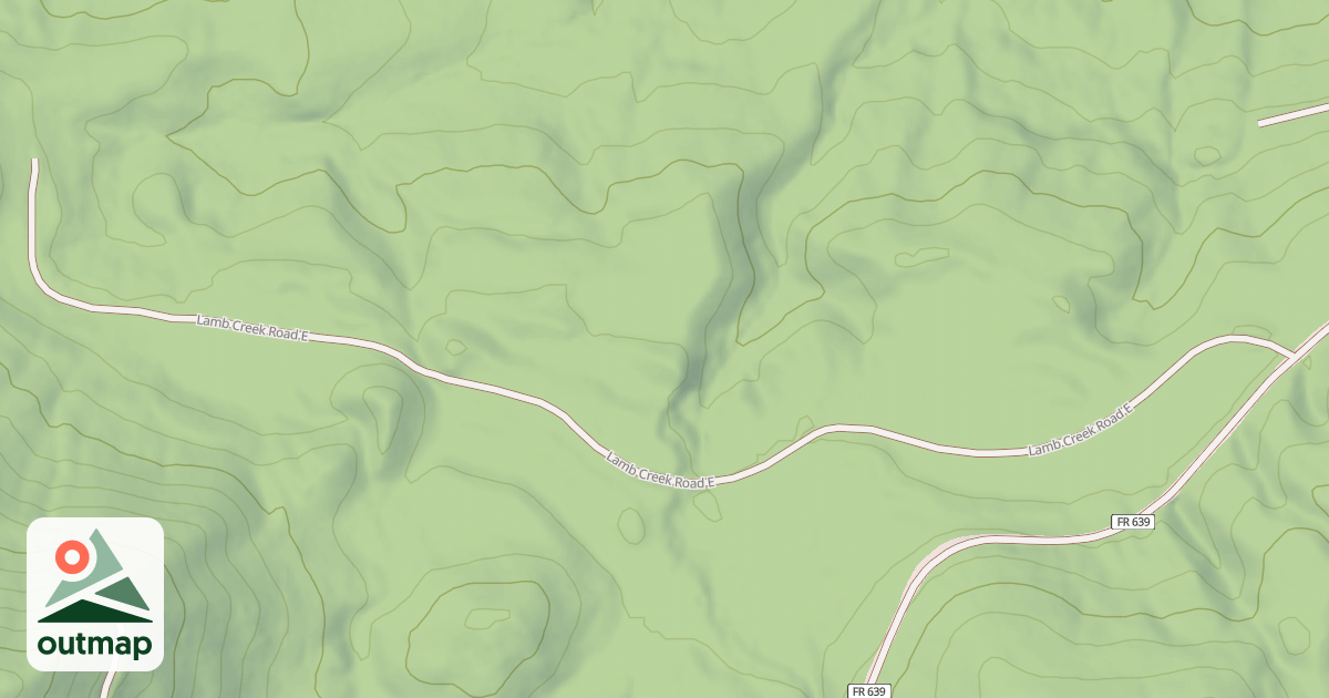 Map of LAMB CREEK E