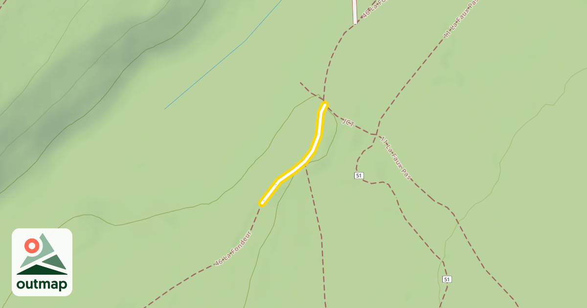 Map of 46 La Fondeur