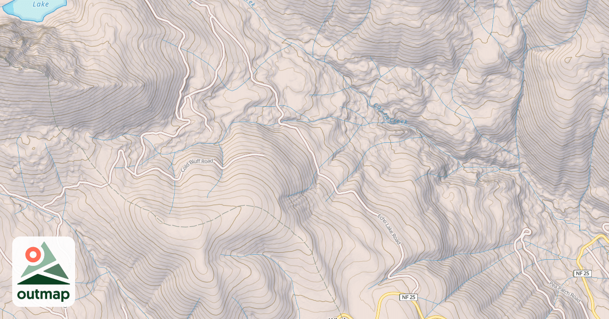 Map of ECHO LAKE