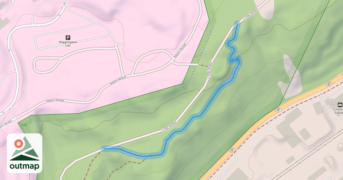 Map of Hillside Trail