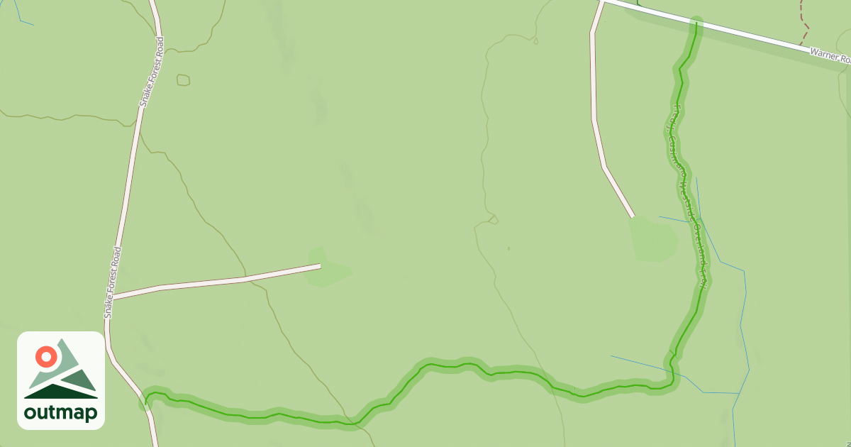 Map of Fred J. Cusimano Westside Overland Trail