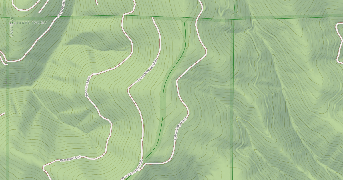 Map preview of OJIBWAY RIDGE